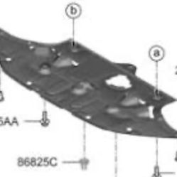 Panel Assembly Engine Undercover Shield  For Genesis G70