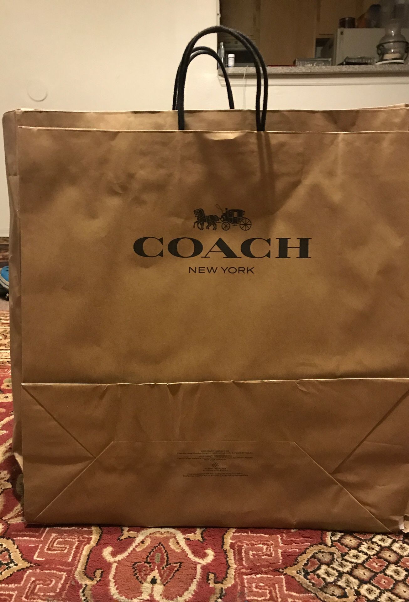 Coach paper bags