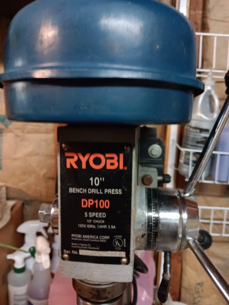 Ryobi Drill Press WORKS GOOD $90.00