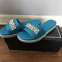 Carl Lagerfeld Leather Shoes/ Flip Flops NEW