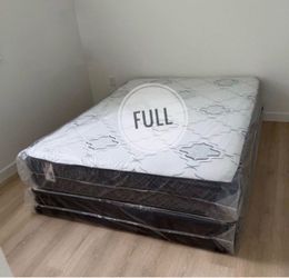 Full Size Mattress Set – Medium Comfort – Available Today 🚚