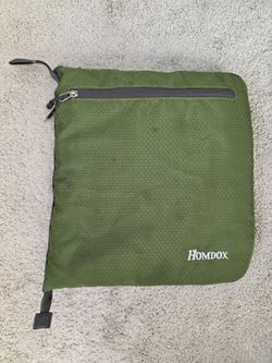 Homdox 80L Foldable Travel Duffel Bag 27" Water Resistant Nylon Green Gray