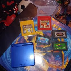 Gameboy Advance Sp Blue 001