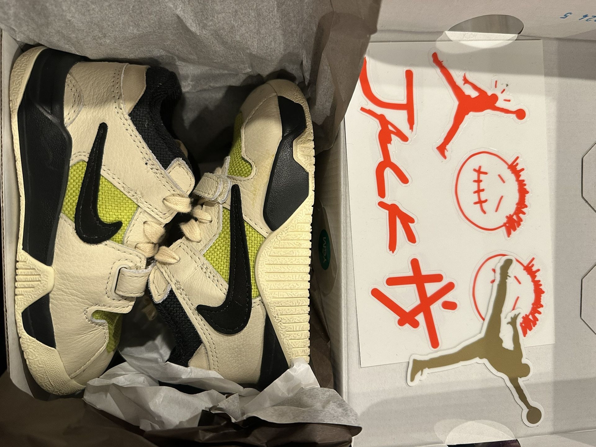 8C Air Jordan Travis Scott x Jordan Jumpman Jack TR TD 'Bright Cactus