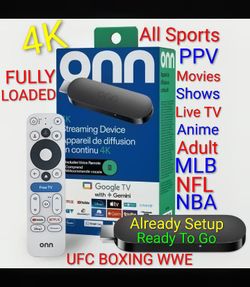 Lowest Price for New Onn Streaming Device Already Setup Everything Installed Ready for Your TV