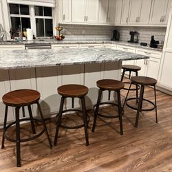 Wooden Adjustable Stools