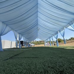 🎊 Canopy’s With Drape, Table’s & Chair’s 🎊