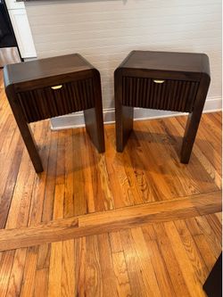Wood Nightstand (2) | great quality | PRICED TO SELL