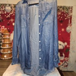 Denim Button Up