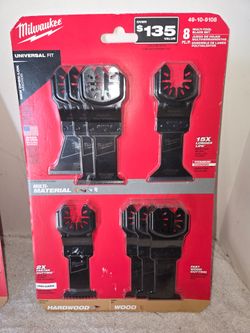 Milwaukee 8pcs Multi Tool Blade Set Brand New (Price Is Firm)