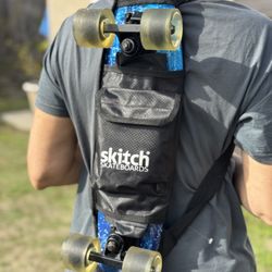 Skitch Skate Board Blue Galaxy