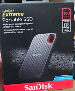 ScanDisk Extreme Portable SSD 500GB