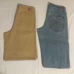 Empyre Men’s Size 28 Lot Baggy Jeans & Shorts Y2K Skater Denim