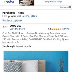 Cool Gel Chill 14 Inch Mattress