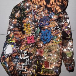 Supreme AOI Embroidered  Hooded Work Jacket 