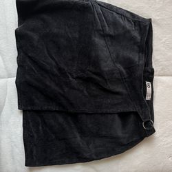 Black Corduroy Skirt 
