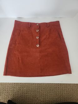 New SHEIN (M) Burnt Orange Skirt