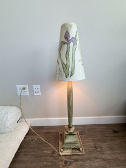 Antique Desk/floor Lamp Height 37in