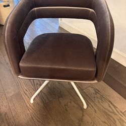 Luxurious Gray Velvet Dining Chairs