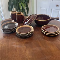 20 Piece Set Brown Drip -hull , McCoy, 