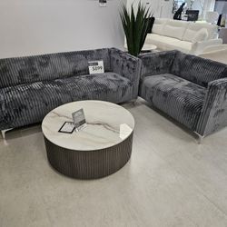 Sofa And Loveseat New In Boxes Corduroy 