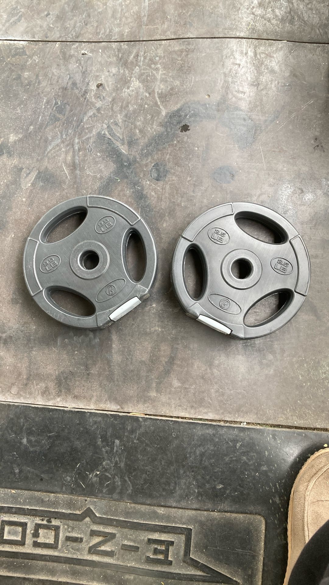 2.5LB (2) Plastic Weights