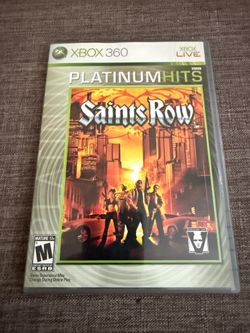 Saints Row Platinum Hits for Xbox 360 Video Game *Tested*