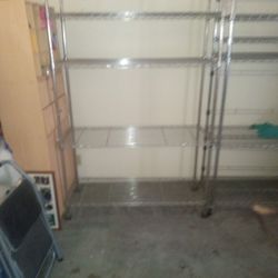 STORAGE RACK METAL CASTERS 5-6 TIER
