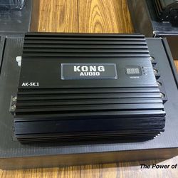 Brand New Kong Audio 5000w Rms Full Range High Power Mono Amplifier  $360 each 