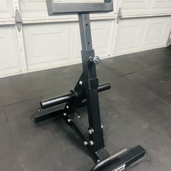 Weight Stand With Plate Storage