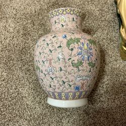 Large Pink Flower Vase 