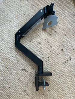 VIVO Premium Aluminum Monitor Arm for Ultrawide Screens up to 49 inches and 33 lbs, Heavy Duty Single Desk Mount, Pneumatic Height, Max VESA 100x100, 