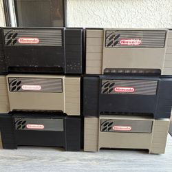 Vintage Super Nintendo SNES Storage Cases Each Hold 24 Games