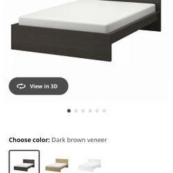 IKEA - Black Queen Bed Frame