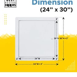 Steel access panel 24×30