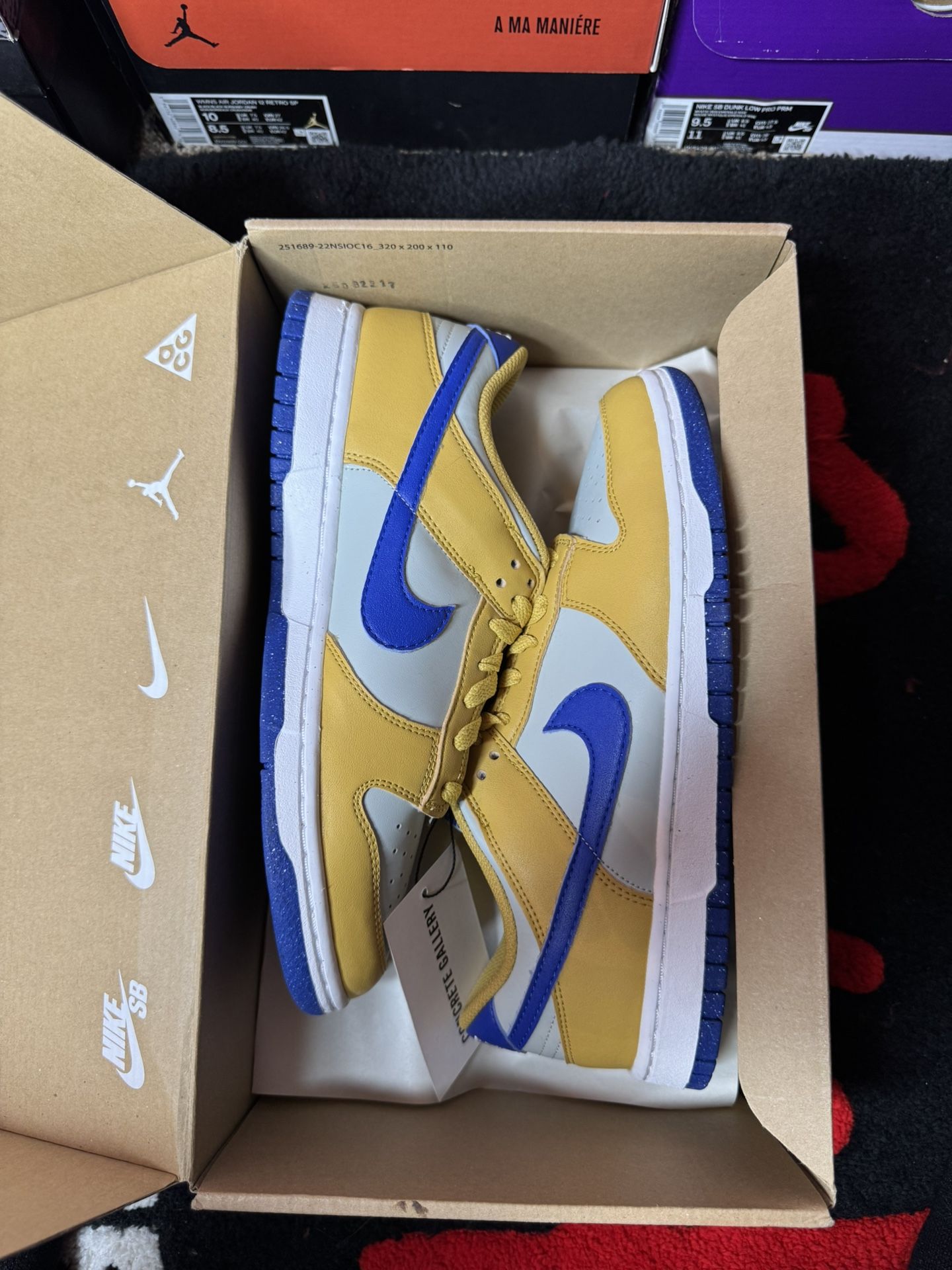 Brand New Nike Dunk Low Wheat Gold Royale