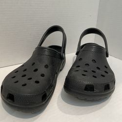 Black Crocs