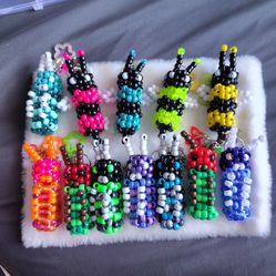 Bee & Caterpillar Kandi Chapstick Holders