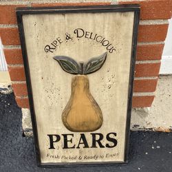 Handcrafted Wood Picture