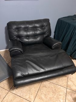 Pleather recliner