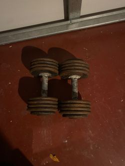 50 Pound Dumbells