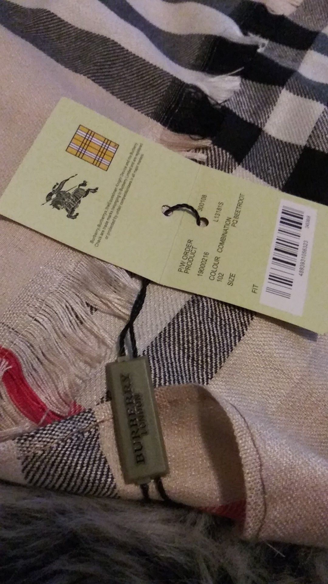Burberry scarf cheap pq beetroot