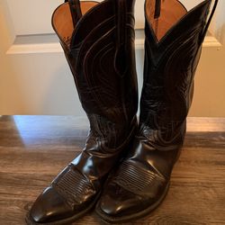 Lucchese cherry red boots