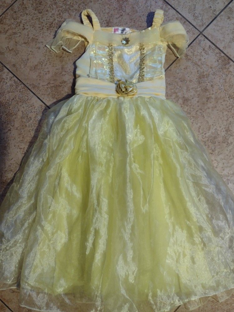 2-TWIN Pretty Rainbow Unicorn Sleeveless Costume Dresses