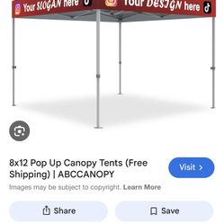 Lrg Pop Up Tent ( Nabisco Design) 