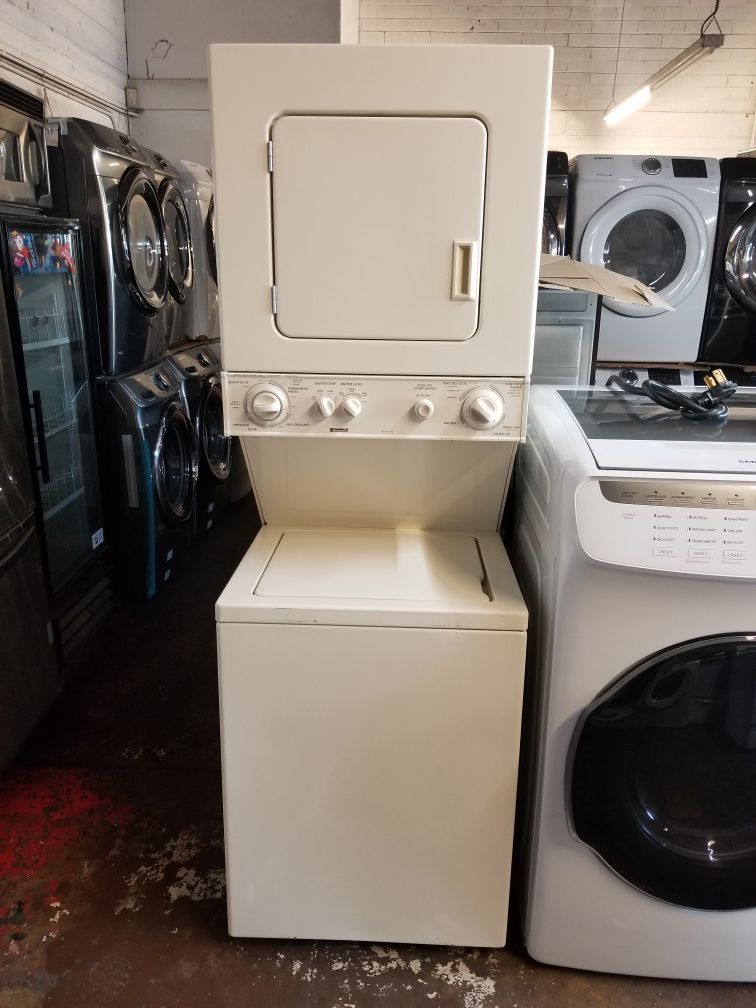 Apartment size stackable washer and electric dryer 220 volt