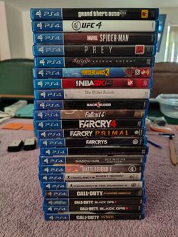 Playstation 4 Games: PS4/PS5: 22 Games