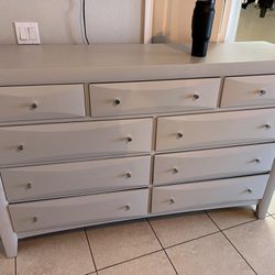 Free Real Wood Painted Dresser
