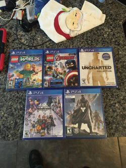 Ps4 PlayStation 4 lot of sealed video games new 5 total