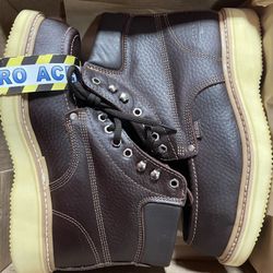 Establo Steel Toe Work Boots Size 6-13